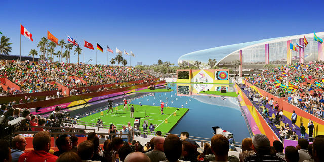 洛杉矶 2024 申奥标识  Los Angeles Candidate City Olympic Games