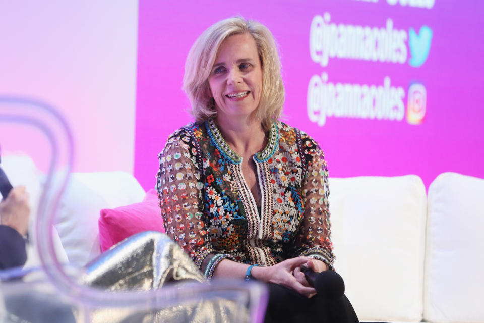 NEW YORK, NY - SEPTEMBER 24: So Fi COO Joanne Bradford speaks on stage during Cosmopolitan Fun Fearless Money 2016 on September 24, 2016 at Cedar Lake in New York City.  (Photo by Cindy Ord/Getty Images for Cosmopolitan)