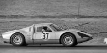 <p>The 904 Carrera GTS was the ultimate iteration of what started with the 550 Spyder. It was the last Porsche racer to use a flat-four engine, in this case a highly tuned version of Porsche's famous, four-cam "Carrera" engine. That engine only displaced 2.0-liters, but produced an astonishing 200 hp. These are now multimillion cars for good reason. </p>