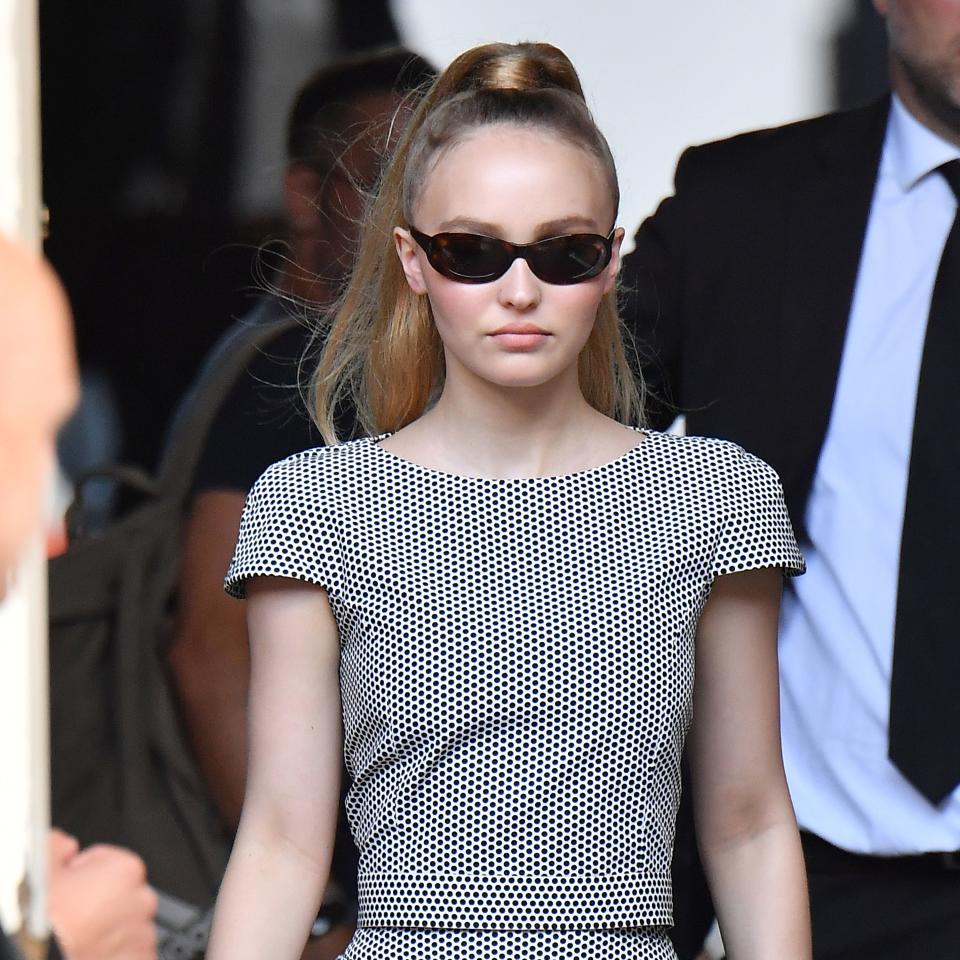 Lily-Rose Depp Gives a Lesson in the French vs. American Ponytail