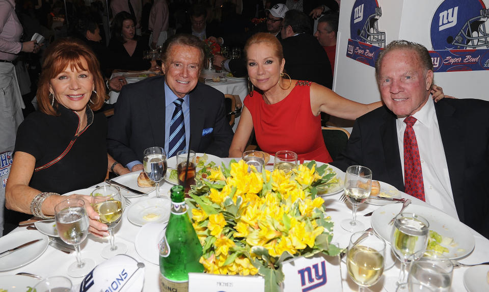 Joy Philbin, Regis Philbin, Kathie Lee Gifford and Frank Gifford (Dimitrios Kambouris)