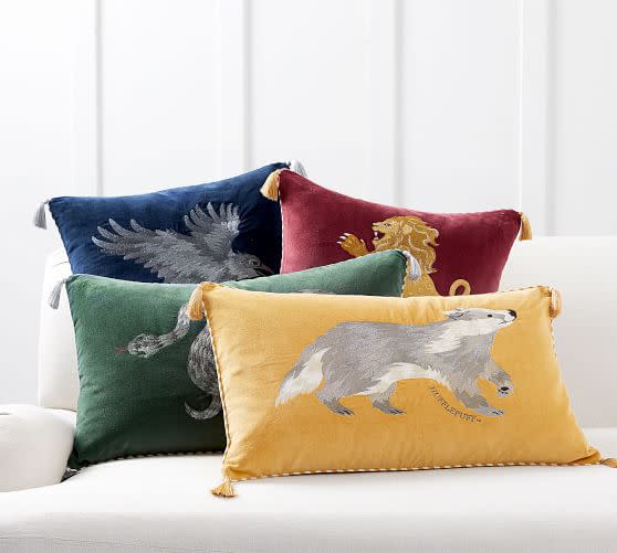 hogwarts throw pillows