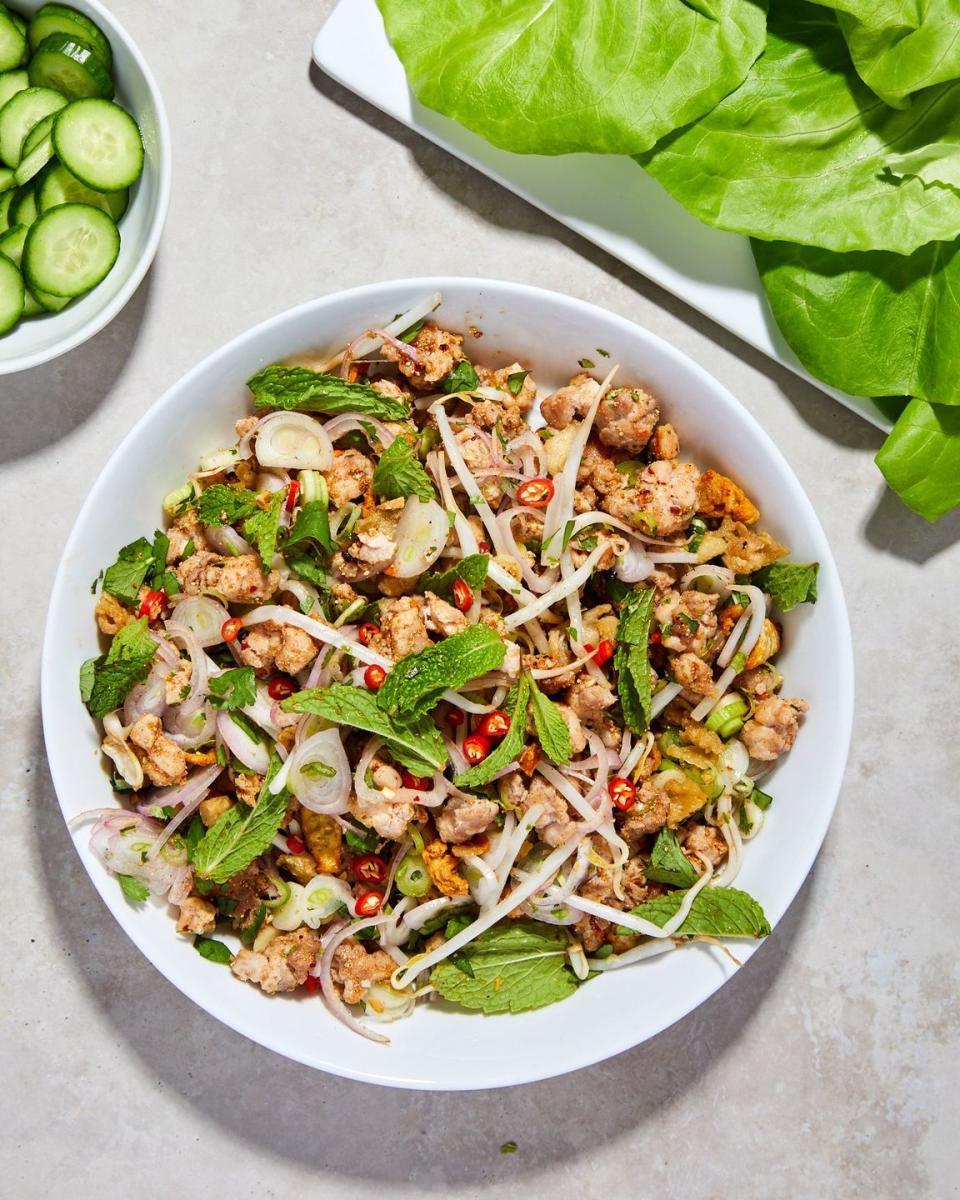 Laab Gai: Lao Minced Chicken Salad