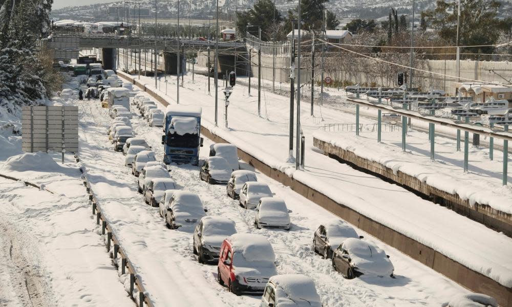 <span>Photograph: Vassilis Triandafyllou/Reuters</span>