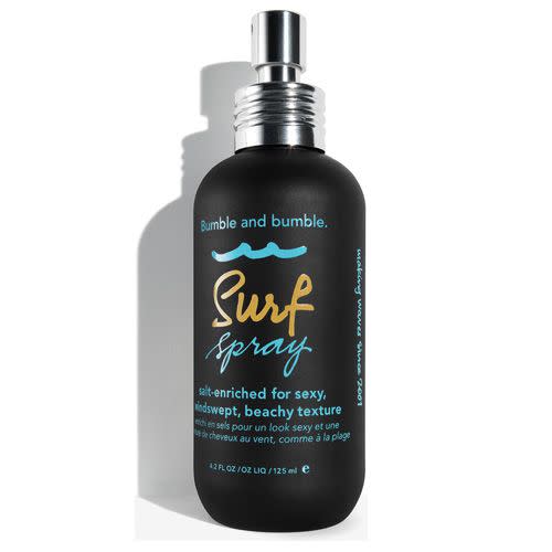 <p><a class="link " href="https://go.redirectingat.com?id=127X1599956&url=https%3A%2F%2Fwww.lookfantastic.com%2Fbumble-and-bumble-surf-spray-125ml%2F10302655.html&sref=https%3A%2F%2Fwww.esquire.com%2Fuk%2Fstyle%2Fgrooming%2Fg34505559%2Fbest-sea-salt-spray%2F" rel="nofollow noopener" target="_blank" data-ylk="slk:SHOP;elm:context_link;itc:0;sec:content-canvas">SHOP</a></p><p>To really encapsulate the experience of a morning swim, Bumble and Bumble have added seaweed and kelp extract. Have a tray of sand in your bathroom, get a pet seagull and you're pretty much at the beach! (Editors note: do not, under any circumstances, get a pet seagull). Combine this Bumble and Bumble surf range of shampoo and conditioner and you're set. </p><p>Surf Spray, 125ml, £22, <a href="https://go.redirectingat.com?id=127X1599956&url=https%3A%2F%2Fwww.lookfantastic.com%2Fbumble-and-bumble-surf-spray-125ml%2F10302655.html&sref=https%3A%2F%2Fwww.esquire.com%2Fuk%2Fstyle%2Fgrooming%2Fg34505559%2Fbest-sea-salt-spray%2F" rel="nofollow noopener" target="_blank" data-ylk="slk:lookfantastic.com;elm:context_link;itc:0;sec:content-canvas" class="link ">lookfantastic.com</a></p>