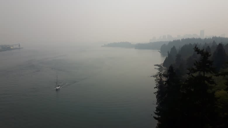 Air quality plummets in Metro Vancouver as wildfire smoke blankets South Coast