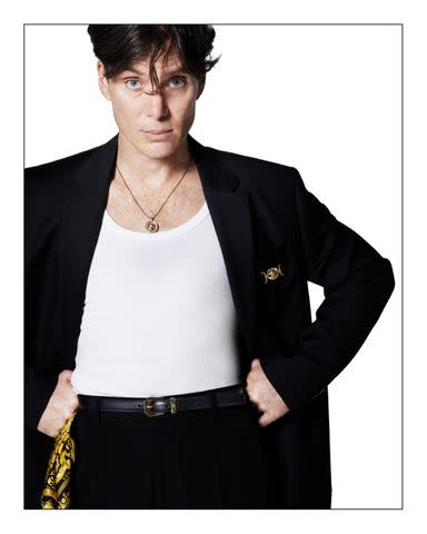 <p>Mert Alas and Marcus Piggott/Versace</p> Cillian Murphy in 2024 Versace Icons campaign.