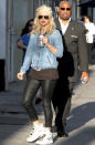 To be fair, the studded jacket and leather pants combo that Kesha wore this week in L.A. doesn't even rank among her worst looks of all time. However, those shoes have got to go! They have thick soles like the shoes that everyone wore in the '90s, lights like the shoes that kids wore back then and still wear today, and gaudy bling like no one should wear ... ever. <div class="skype_pnh_menu_container"><div class="skype_pnh_menu_click2call"><span>Call</span></div><div class="skype_pnh_menu_click2sms"><span>Send SMS</span></div><div class="skype_pnh_menu_add2skype"><span>Add to Skype</span></div><div class="skype_pnh_menu_toll_info"><span class="skype_pnh_menu_toll_callcredit">You'll need Skype Credit</span><span class="skype_pnh_menu_toll_free">Free via Skype</span></div></div>