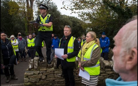 Gaia's distraught father Richard helped with the search with his sister Hannah Sutherland - Credit: Phil Yeomans/BNPS 