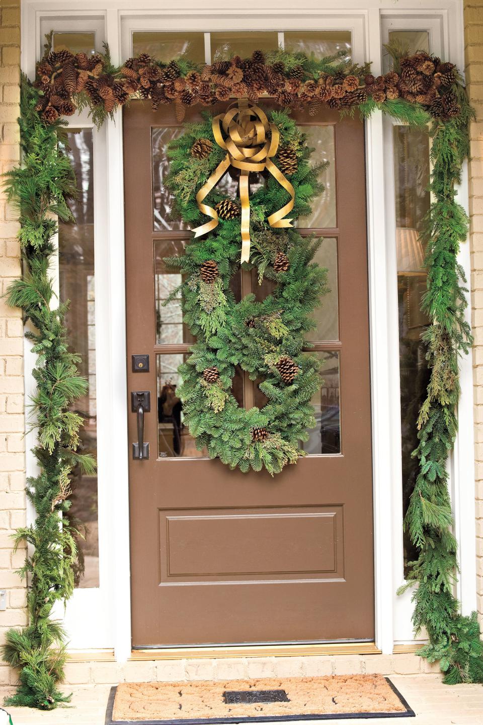 Stack Evergreen Wreaths