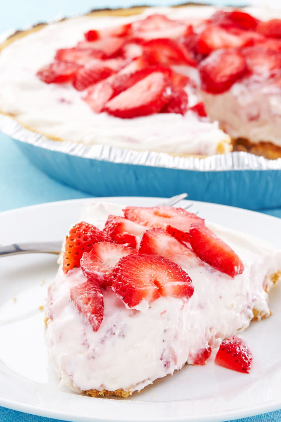 No-Bake Strawberry Cheesecake