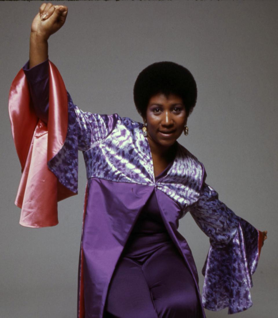 70s icons Aretha Franklin