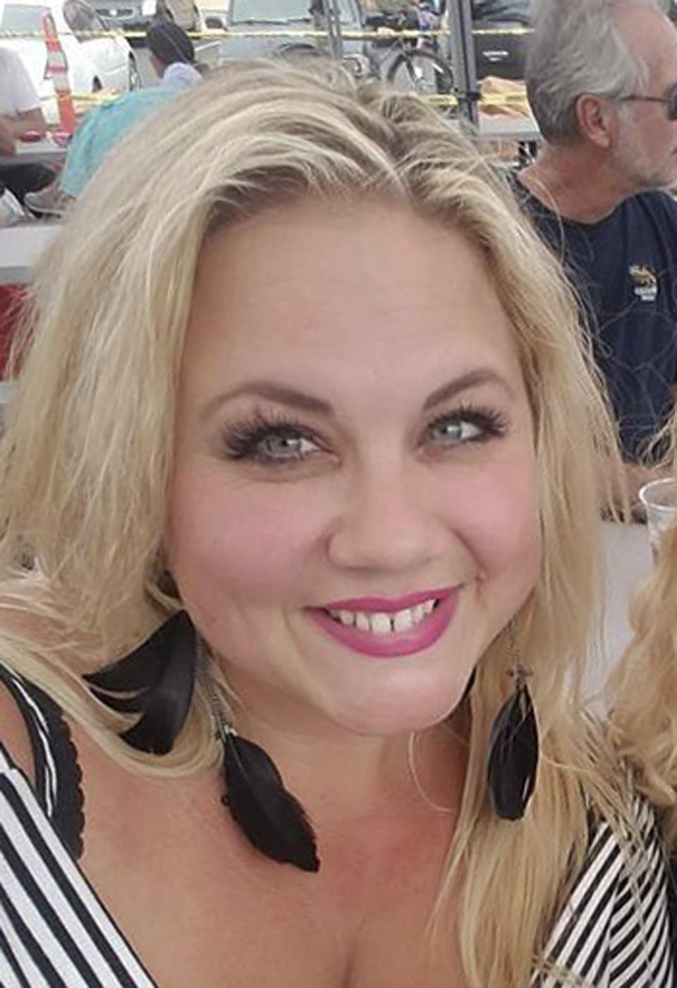 <p>This undated photo shows Heather Warino Alvarado, one of the people killed in Las Vegas after a gunman opened fire on Sunday, Oct. 1, 2017, at a country music festival. (Facebook via AP) </p>