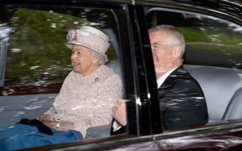 Prince Andrew appeared alongside the Queen in Balmoral last week - Credit: Jane Barlow/PA