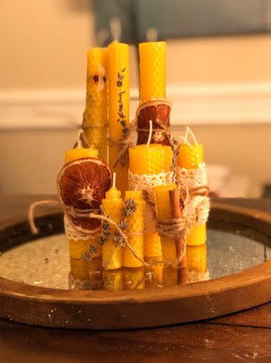 A beeswax candle kit so you can make personalized decor that'll light up the room