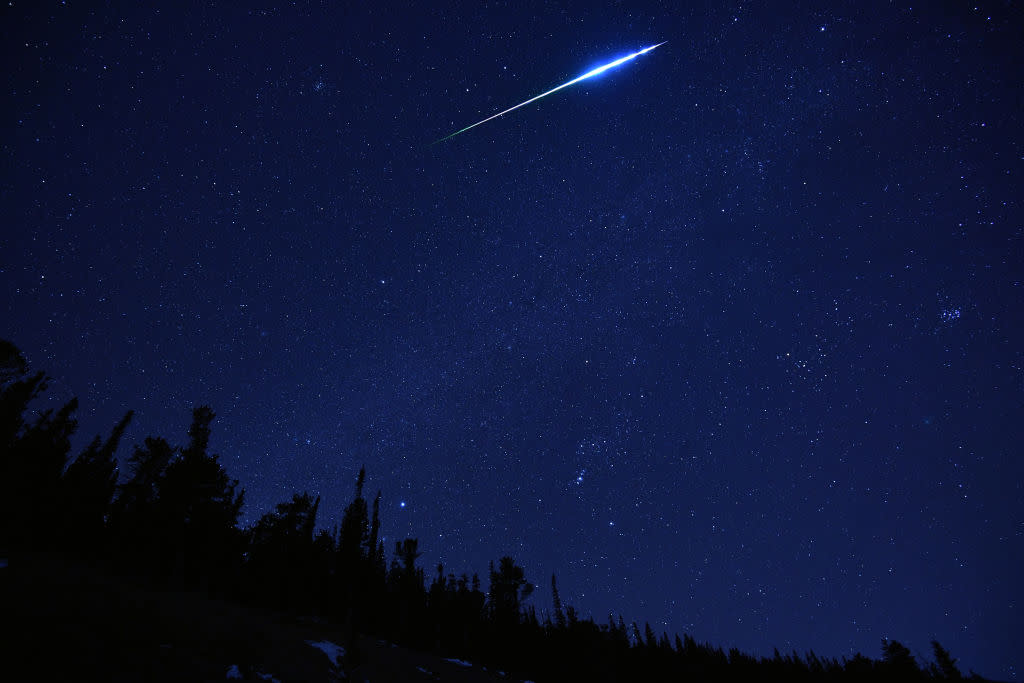 A meteor exploded over Earth in December (Picture: Getty)