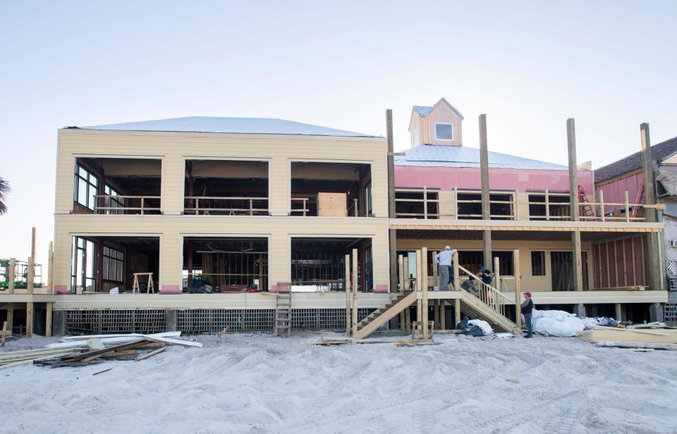 Whiskey Joe's Bar & Grill on the Pensacola Beach boardwalk is expected to open in February.