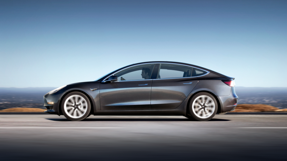 It might be simple, but it is unmistakably a Tesla.