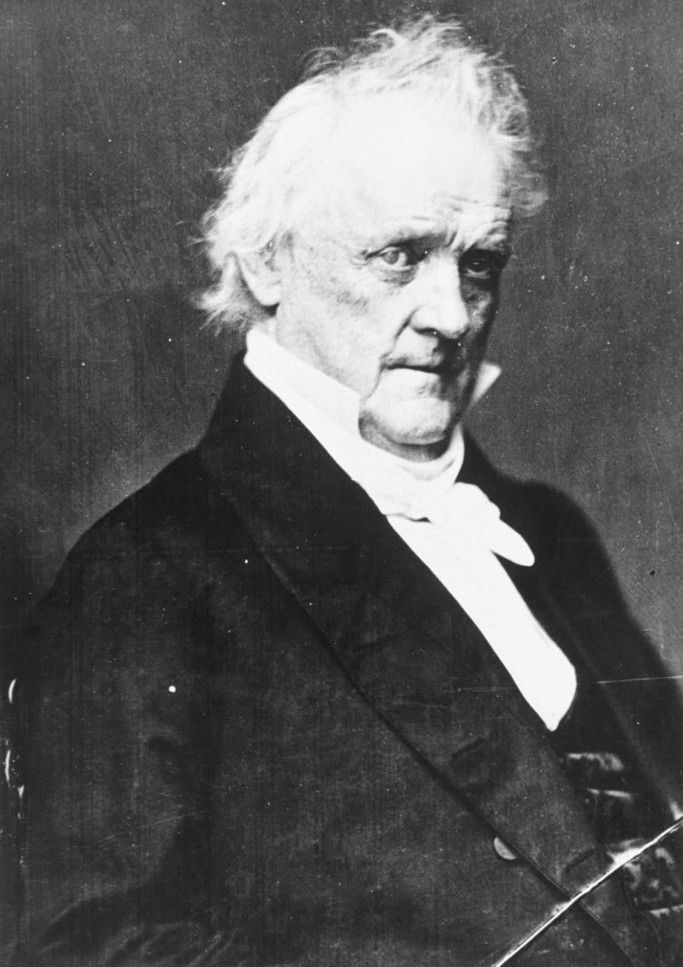 The 15th US president James Buchanan didn’t run for re-election in 1860 (Getty Images)