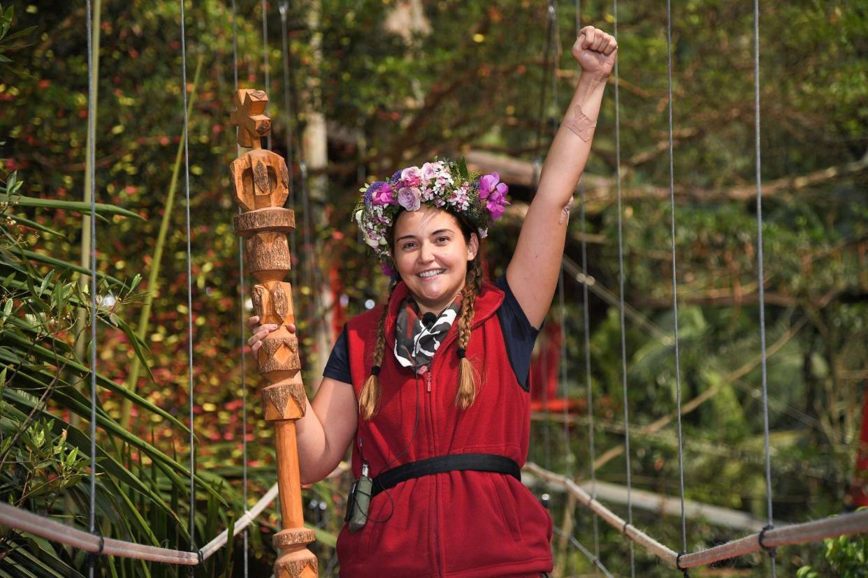 Jacqueline Jossa crowned queen of the jungle: Rex Features