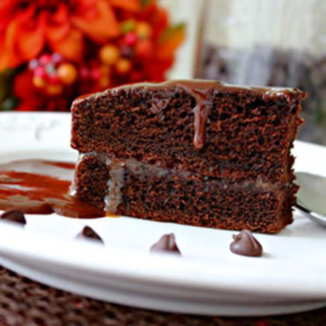 Healthier Homemade Chocolate Cake