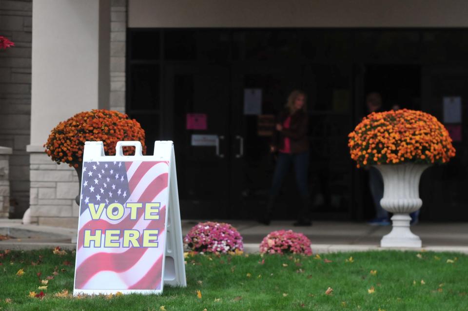 In this file photo, Wayne County voters cast their ballots at the First English Lutheran Church in Richmond.