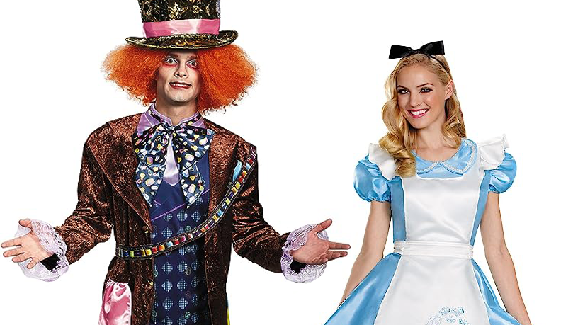 disney couple costumes mad hatter and alice