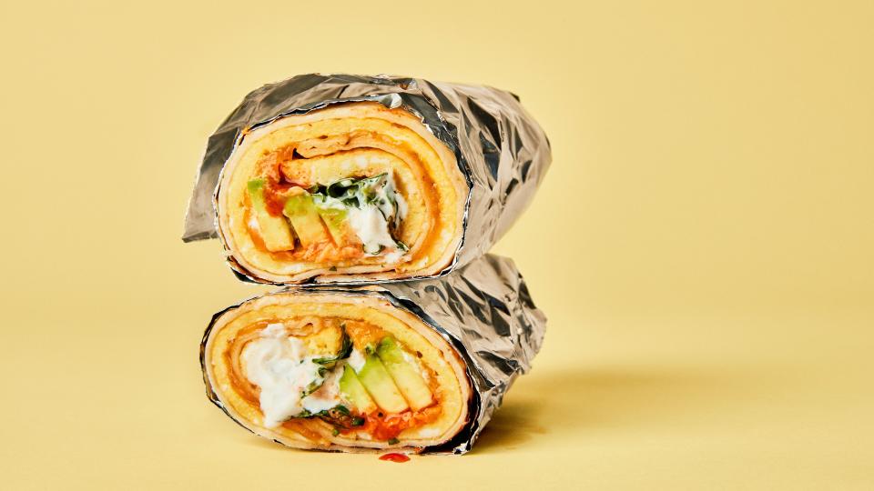 And inside that burrito, there’s a layer of fluffy egg that will change your burrito technique forever.