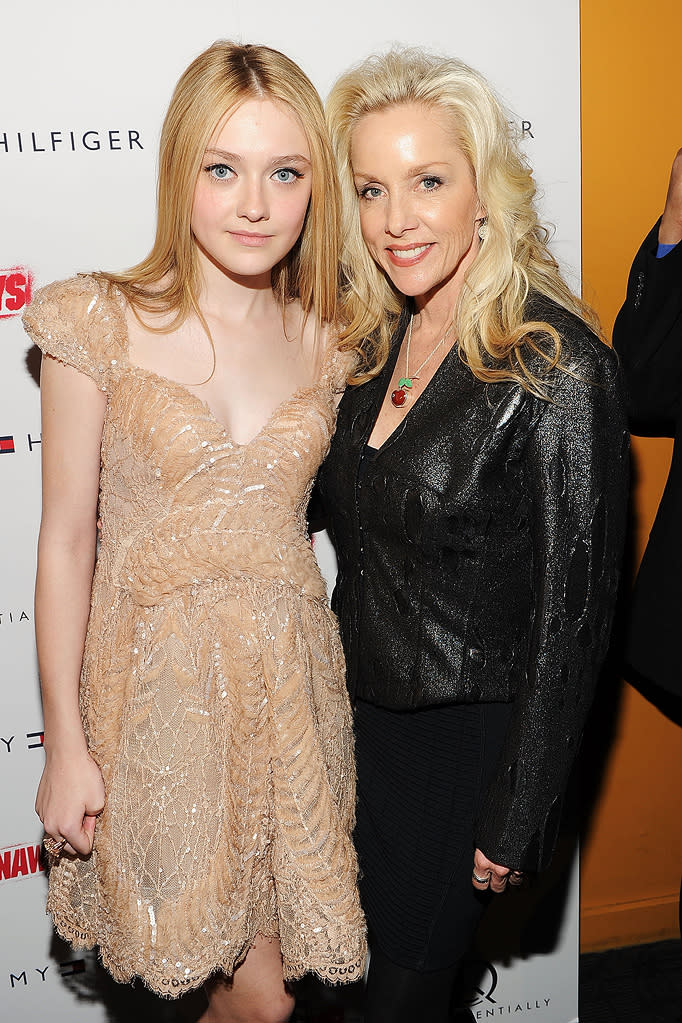 The Runaways NY premiere 2010 Dakota Fanning Cherie Currie