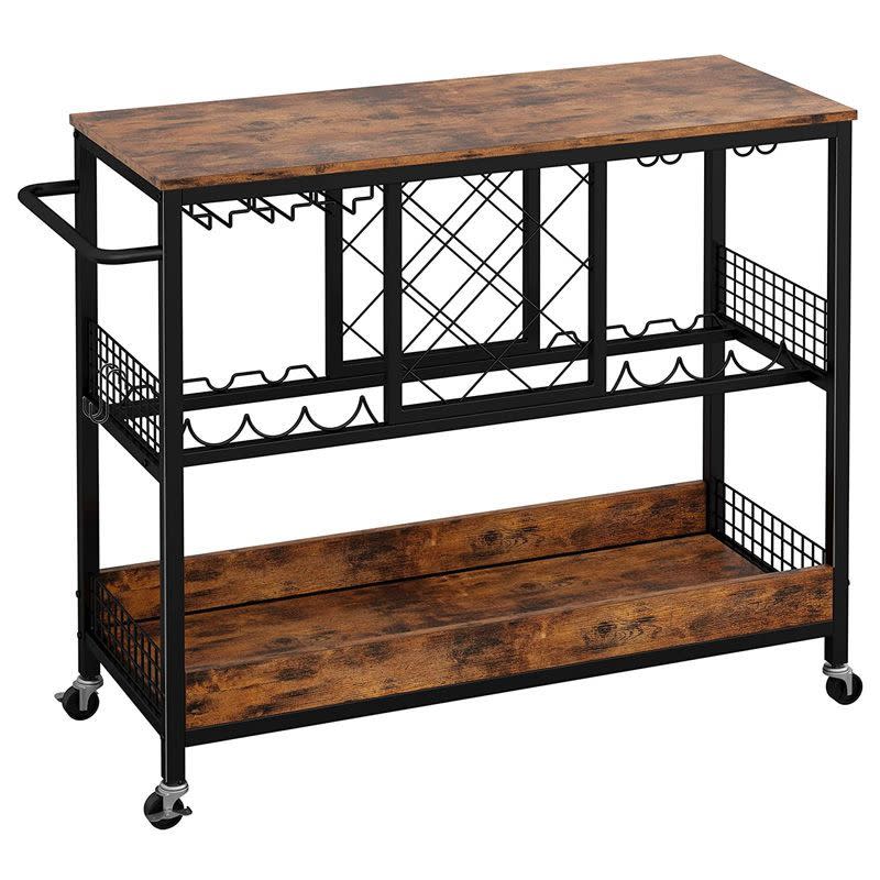 Wine Rack Table Bar Cart