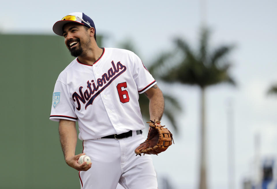 Anthony Rendon, bankable four-category fantasy asset. (AP Photo/Jeff Roberson)