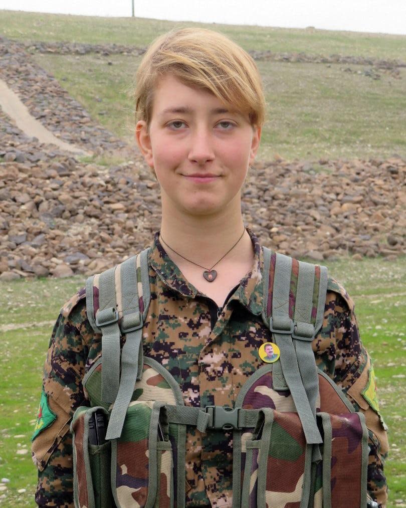 Anna Campbell was fighting in the all-female Kurdish unit the YPJ