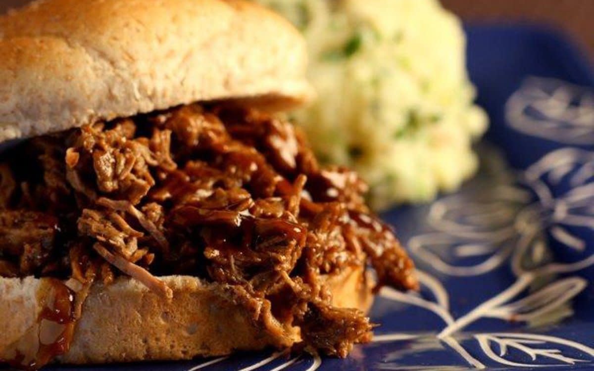 <p>Lisa Cohen</p><p>This Beef BBQ Sandwich is sure to be a hit at any part! <strong>Get the Recipe: <a href="/65133/devinalexander/have-a-devinly-decadent-labor-day-summer-bbq/" data-ylk="slk:Beef BBQ Sandwich;elm:context_link;itc:0;sec:content-canvas" class="link rapid-noclick-resp">Beef BBQ Sandwich</a></strong></p><p><strong>Related: <a href="https://parade.com/1043907/kristamarshall/best-bbq-potluck-ideas/" rel="nofollow noopener" target="_blank" data-ylk="slk:50 Backyard BBQ Potluck Ideas;elm:context_link;itc:0;sec:content-canvas" class="link rapid-noclick-resp">50 Backyard BBQ Potluck Ideas </a></strong></p>