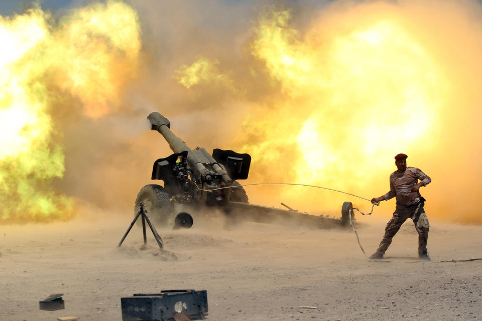 The battle for Fallujah, Iraq