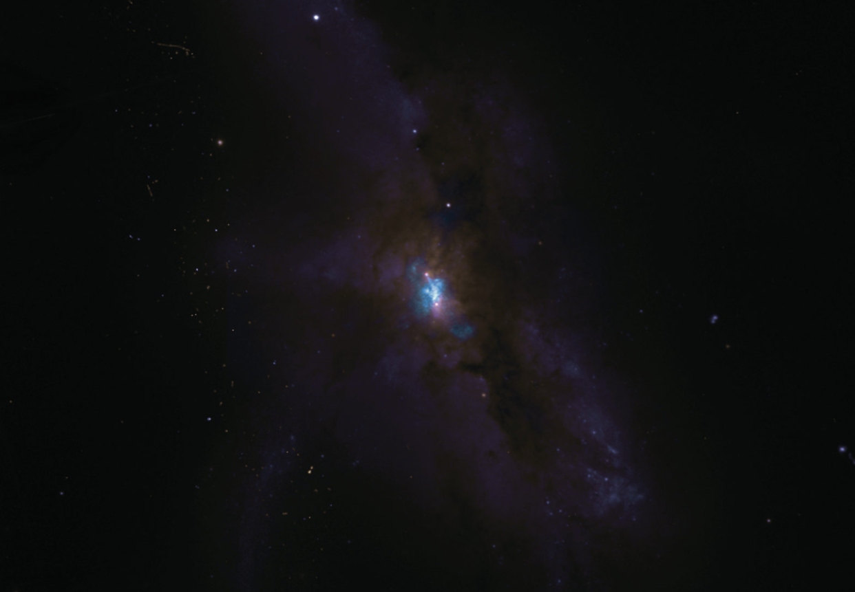 Two black holes are colliding (NRAO) 