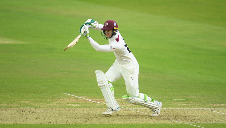 Eddie Byrom in action for Somerset at Lord'sGetty Images