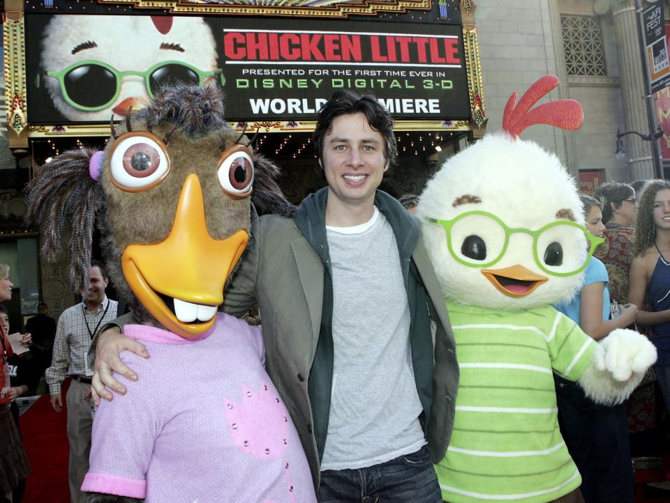 premiere for disney animated feature chicken little