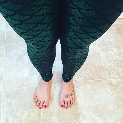 You can even get mermaid tights to really embrace the trend. Photo: Instagram/chasing.haley