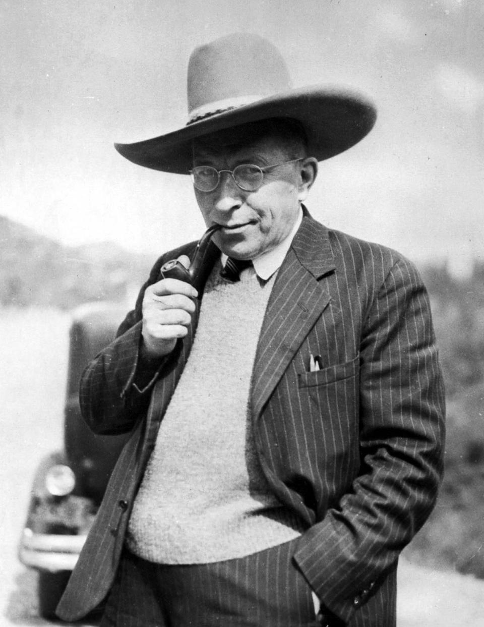 Dr. Frederick Banting, here at Canada's Jasper National Park in Alberta in 1936, discovered insulin and received the Nobel Prize in 1923.