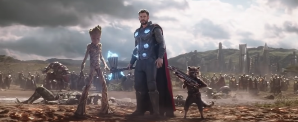 A man, a tree, and a raccoon arrive in Wakanda