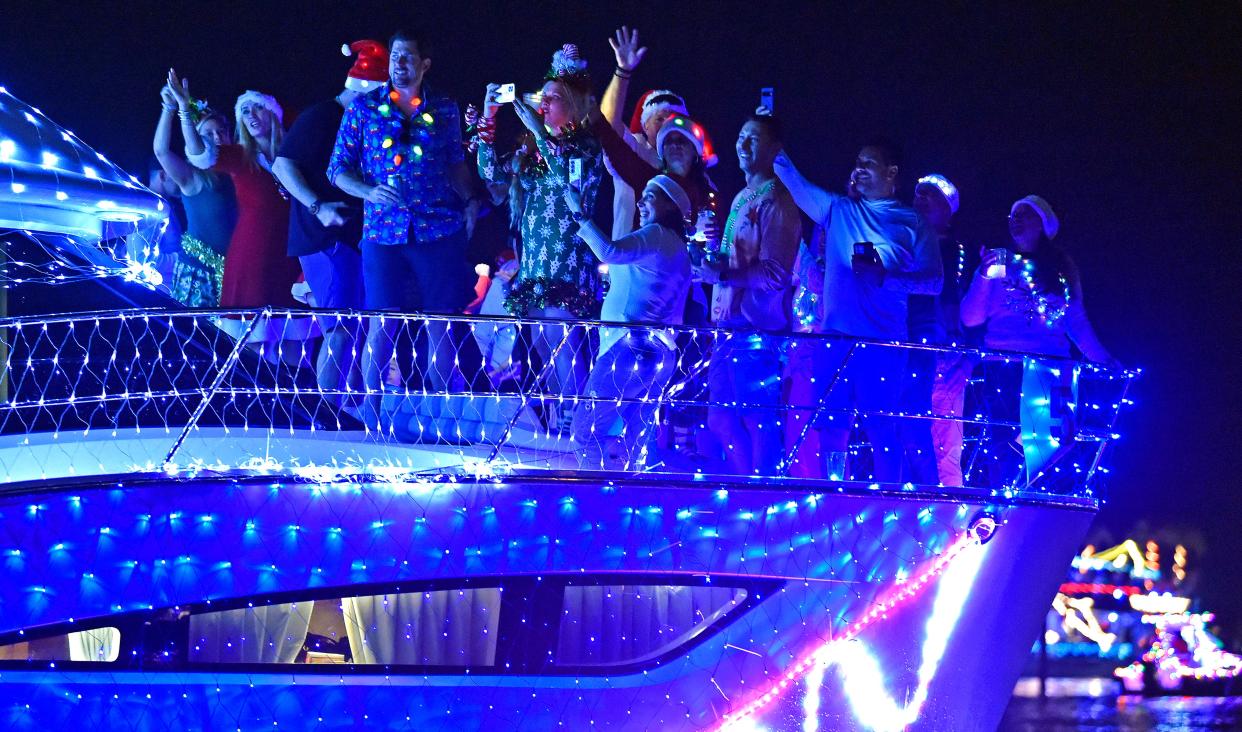 The Sarasota Holiday Boat Parade of Lights, pictured here, is among our area's several notable winter holiday season events.