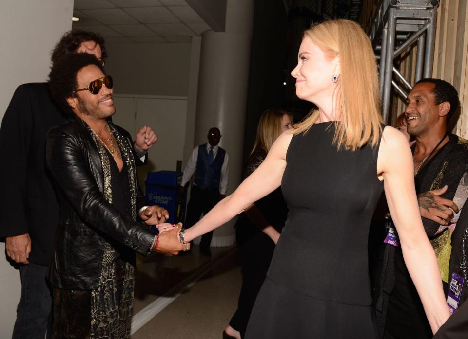 Lenny Kravitz and Nicole Kidman