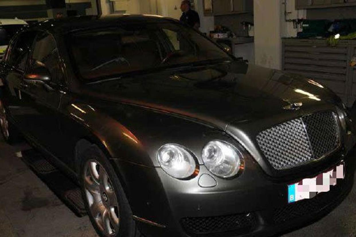 This Bentley was used as a mobile bank and drug distribution hub