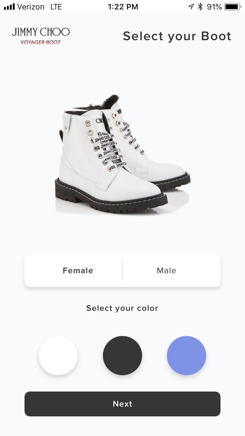 Shoe app