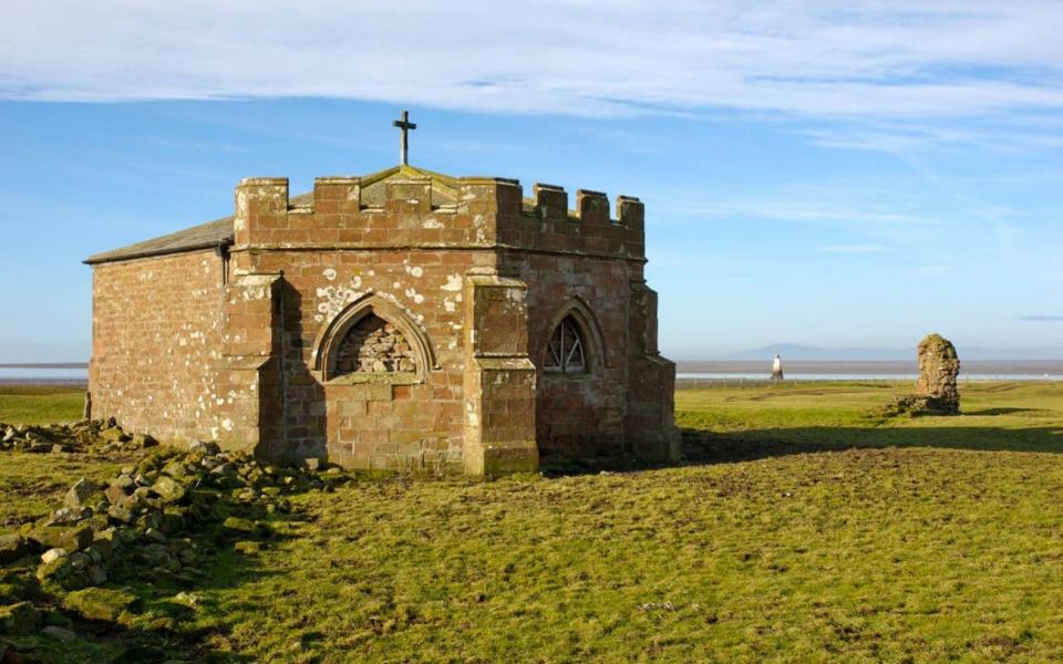 The ruins of Cockersand Abbey, near Cockerham, Morecambe Bay, Lancashire - John Morrison