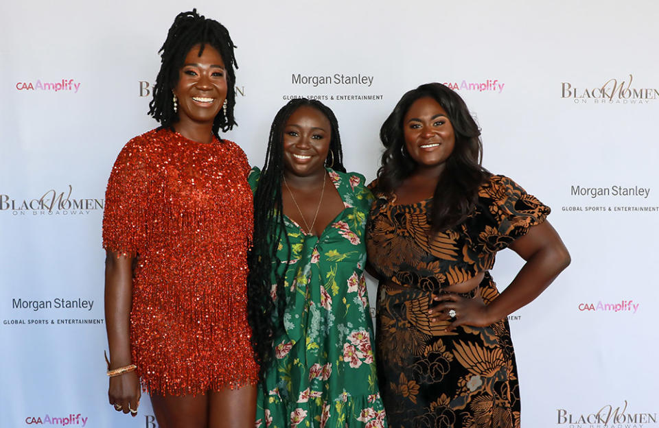 Amber Iman, Jocelyn Bioh and Danielle Brooks - Credit: Jason Mendez/Getty Images