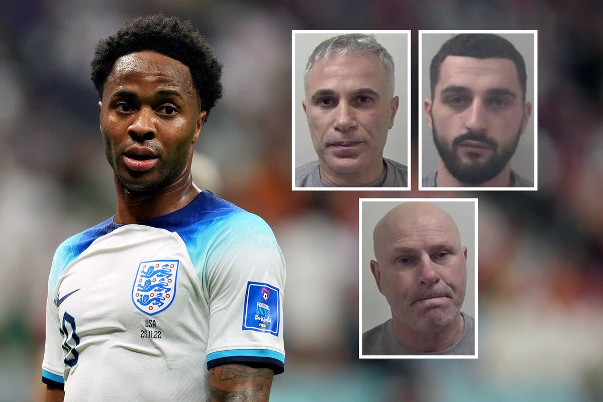 Raheem Sterling left the World Cup to be with his family after the break-in  (ES Composite)