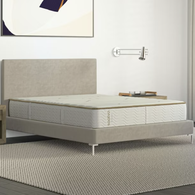 <p><a href="https://go.redirectingat.com?id=74968X1596630&url=https%3A%2F%2Fwww.saatva.com%2Fmattresses%2Fzenhaven%3Fcoupon%3Dfrifvwdywrnmluog&sref=https%3A%2F%2F" rel="nofollow noopener" target="_blank" data-ylk="slk:Shop Now;elm:context_link;itc:0;sec:content-canvas" class="link rapid-noclick-resp">Shop Now</a></p><p>Zenhaven Latex Mattress</p><p>$2396.00</p>