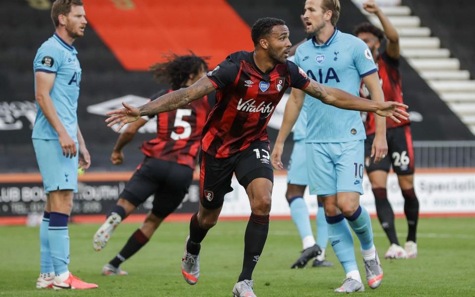 Callum Wilson, who thought he'd bagged Bournemouth a winner against Spurs, has been much-improved - SHUTTERSTOCK