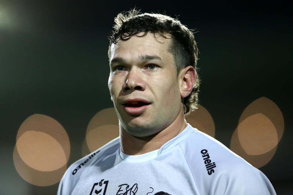 Brent Naden of the Panthers looks on during the round 12 NRL match between the Manly Sea Eagles and the Penrith Panthers at Lottoland on August 01, 2020 in Sydney, Australia.